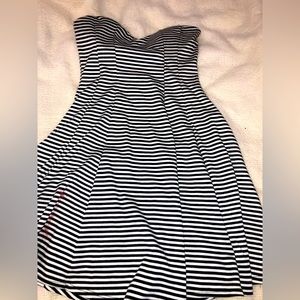 Women’s Cute Casual Striped Spring Summer Dress Size M